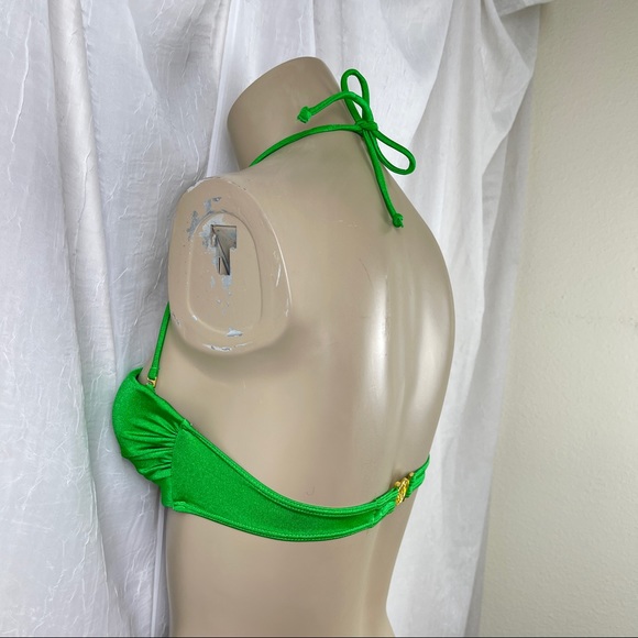 🚫SOLD🚫 Victoria's Secret Emerald Green Very Sexy Line Halter Strapless Bikini - Picture 10 of 16